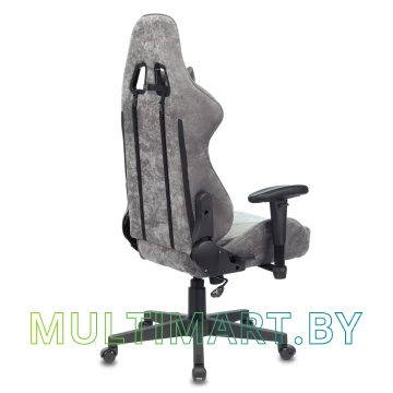 Кресло компьютерное Zombie VIKING X Fabric (серый/серо-голубой) картинка 4